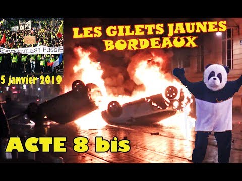 Les Gilets Jaunes   Bordeaux le 5 janvier 2019