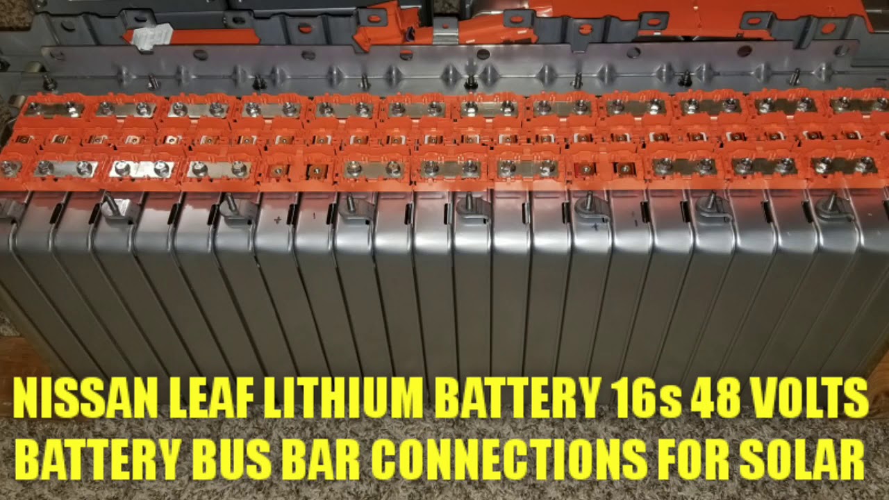 NISSAN LEAF, LITHIUM BATTERY, BATTERY BUS BARS INTERCONNECT FOR SOLAR