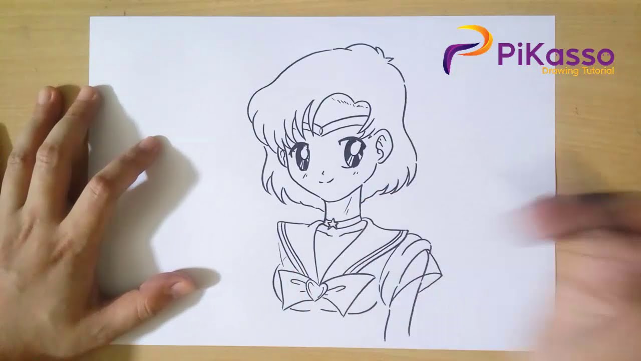 How to Draw Sailor Mercury