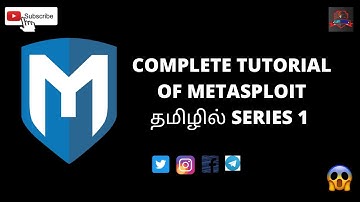 BASIC INTRODUCTION OF METASPLOIT IN TAMIL | TAMILCODE