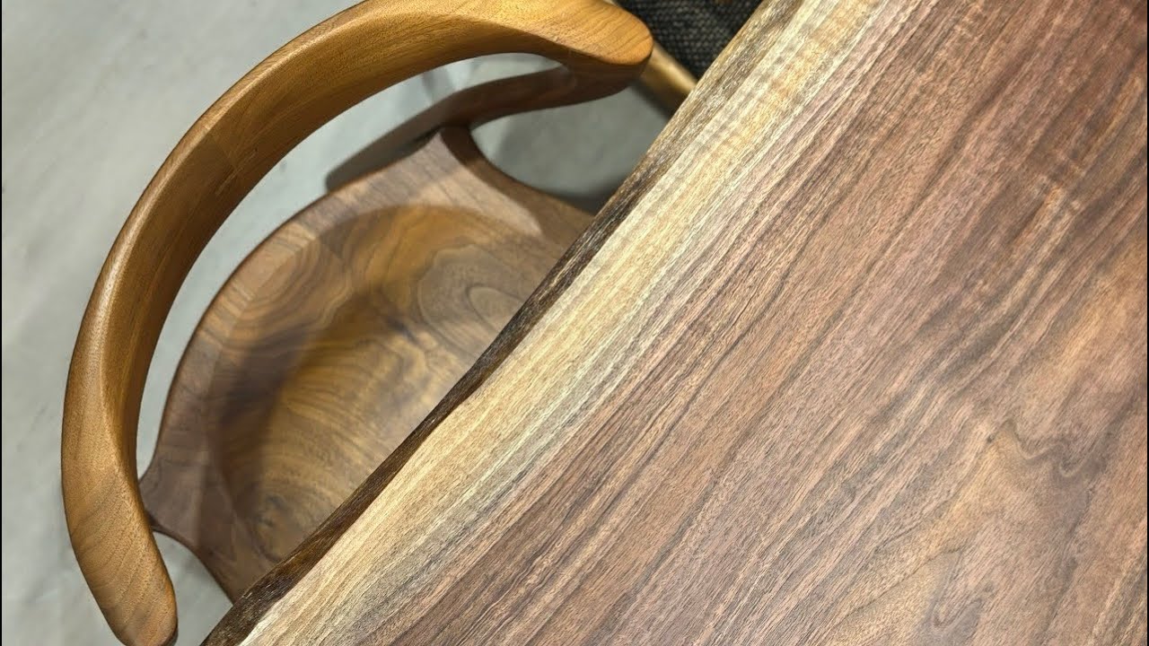 ウォールナット 一枚板 1500×600-630-680×53 261983-1