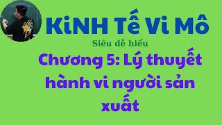 Kinh Tế Vi Mô Chương 5 Lý Thuyết Hành Vi Người Sản Xuất Siêu Dễ Hiểu Quang Trung Tv