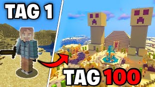 Ich überlebe 100 Tage Minecraft in einer TÖDLICHEN WÜSTE! - Teil 2