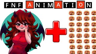 Friday Night Funkin ▶ Girlfriend ➕ 1000 Burgers = ❓❓❓ | FNF ANIMATION