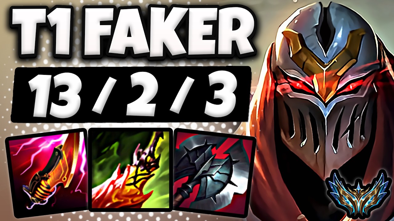T1 Faker Zed vs Syndra [ MID ] Korea Challenger 2111 LP | Patch