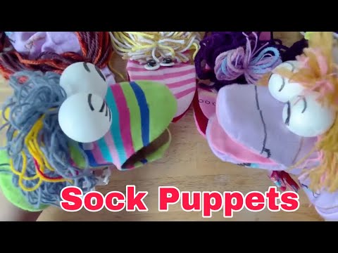 DIY33 Sock Puppet step by step @DIY by Kru Tai #sockpuppet #หุ่นมือจากถุงเท้า #ของเล่นเสริมพัฒนาการ