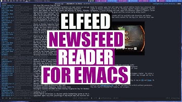 Is The Best RSS Reader An Emacs Package?