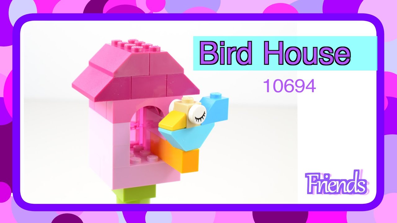 How to build a Lego bird house / Lego stop motion ...