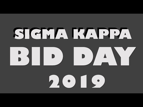 BID DAY 2019 | UTK Sigma Kappa