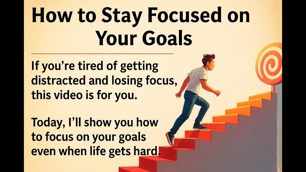 The Secret to Staying Focused on Your Goals | Learn English with Motivation 🔥