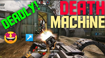 Using the deadly DEATH MACHINE to kill enemies | Call of Duty: Mobile | Multiplayer Gameplay