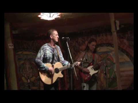shadow of a man, new song from Thommy Parker, live performance at Loekies Cafe, Arambol, Goa