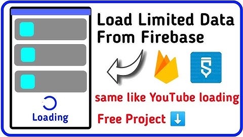 Load limited data in listview from Firebase database in sketchware #Sketchware