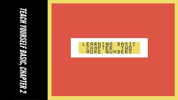 TI-99/4A: Learning BASIC, Chapter Two: More Numbers (Teach Yourself BASIC, Chapter Two)