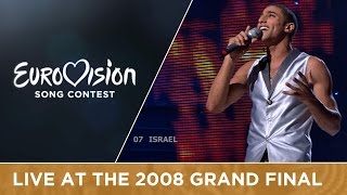 Video thumbnail of "Boaz - The Fire In Your Eyes (Israel) Live 2008 Eurovision Song Contest"