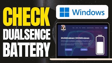 How to Check DualSense Controller Battery on Windows