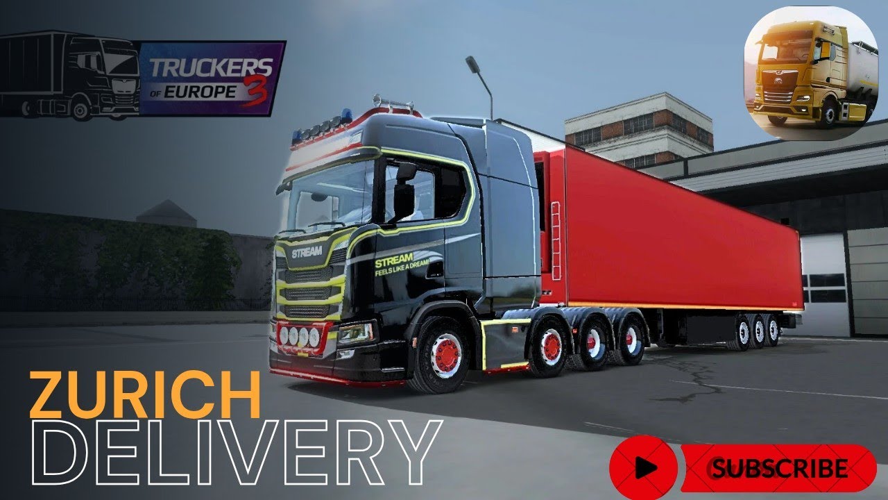 Epic Truck Ride 🚛 Munich to Zurich 🇩🇪🇨🇭 | Truckers of Europe 3 | PK Naidusion