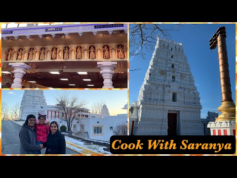 Trip to Hindu Temple of Greater Chicago | Lemont Temple IL | Vivekananda Statue | USA Tamil vlog