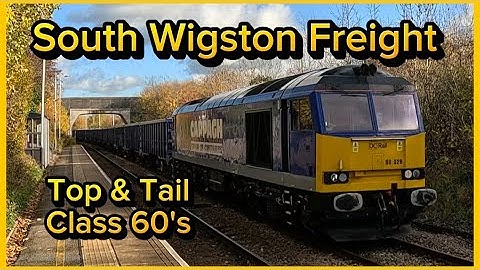 Epic UK Freight Action at South Wigston! Rare Class 60 Top & Tail + HST Special Nov 2025 #train