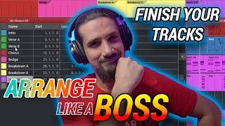 Arrange like a boss FINISH your tracks! #cubase #arrangertrack