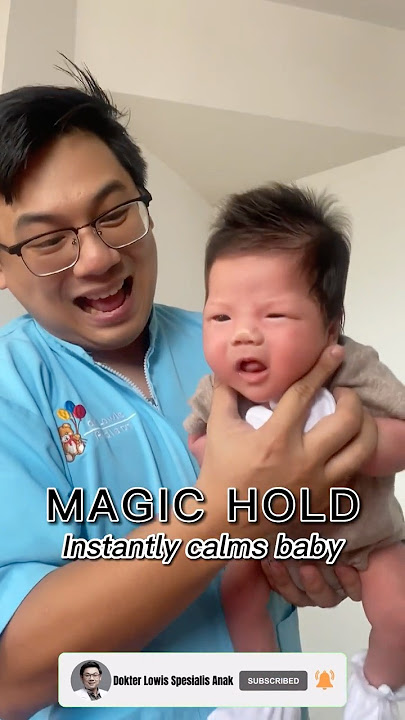 Siapa yang pernah dititipin bayi dan bingung ketika bayi menangis tidak henti? Coba Magic Hold ini.