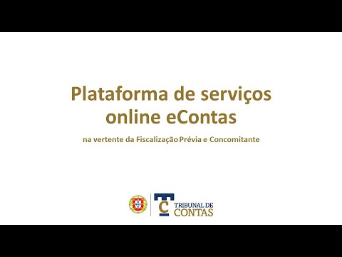 Plataforma de serviços online eContas na vertente da Fiscalização Prévia e Concomitante