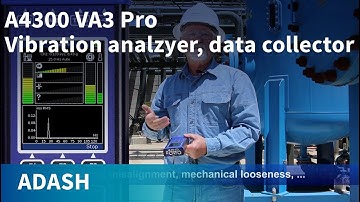 Adash A4300 VA3 Pro - Vibration analyzer and data collector