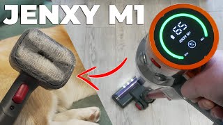 JENXY M1: вертикальный пылесос с насадкой для вычесывания животных и влажной уборкой🐶🐱 ОБЗОР и ТЕСТ✅