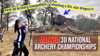 Marked 3D National Archery Championships 2020In Fresno Ca3D Archery Nfaa3D 양궁