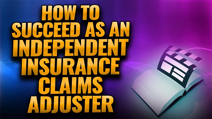 How to Succeed as an Independent Insurance Claims Adjuster - Video Book Trailer