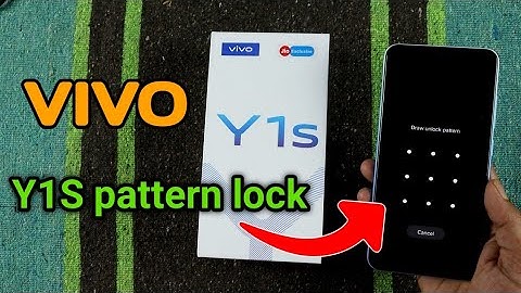 VIVO Y1S pattern Lock Rest , hard res,t Format