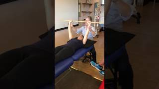 How to mobilse / exercise a frozen shoulder, rotator cuff and impingement syndromes.