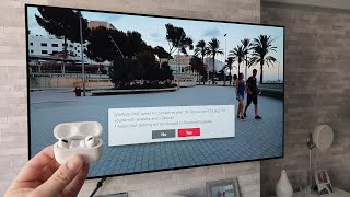 LG TV, how to connect Bluetooth headphones (2020 LG CX OLED + Apple AirPods Pro) screenshot 4