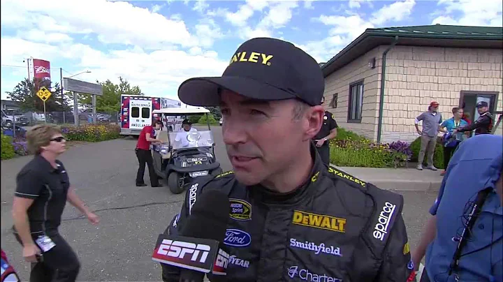 NASCAR Max Papis sends Marcos Ambrose into the wal...