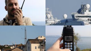 Yaesu FT-4X Ham Radio Operations From Devon , Cruise Ships & Radio Stations!