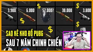 BẤT NGỜ VỚI GIÁ TRỊ KHO ĐỒ SAU 7 NĂM CHƠI PUBG! Nam Art Sao Kê PUBG