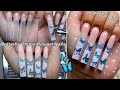 BUTTERFLY OMBRE POLYGEL NAILS🦋 HOW TO OMBRE & SPRING NAIL DESIGN! | Nail Tutorial