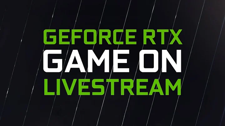 Unleashing the Power of NVIDIA GeForce RTX: Game On Livestream - CES 2021