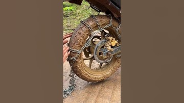 Bike driving in slippery mountain road 😧 #shorts #viralshorts