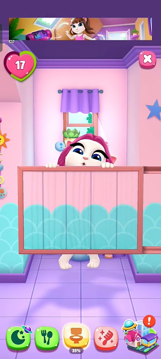 Angela and Toilet 🚽 #viral #shorts #angela #mytalkingangela2