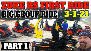 First Ride Zuke RS 2011 Mxz Xrs 800 Old Forge 3-1-21 Part 1