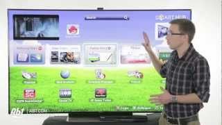 Hands-on with the 75 inch samsung es9000 led tv! newest entry into
line of hdtvs is samsungs es9000. it a hd tv that allows you to watch
2...