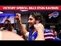 Bills Locker Room After Thrilling 41-40 Win 🏈