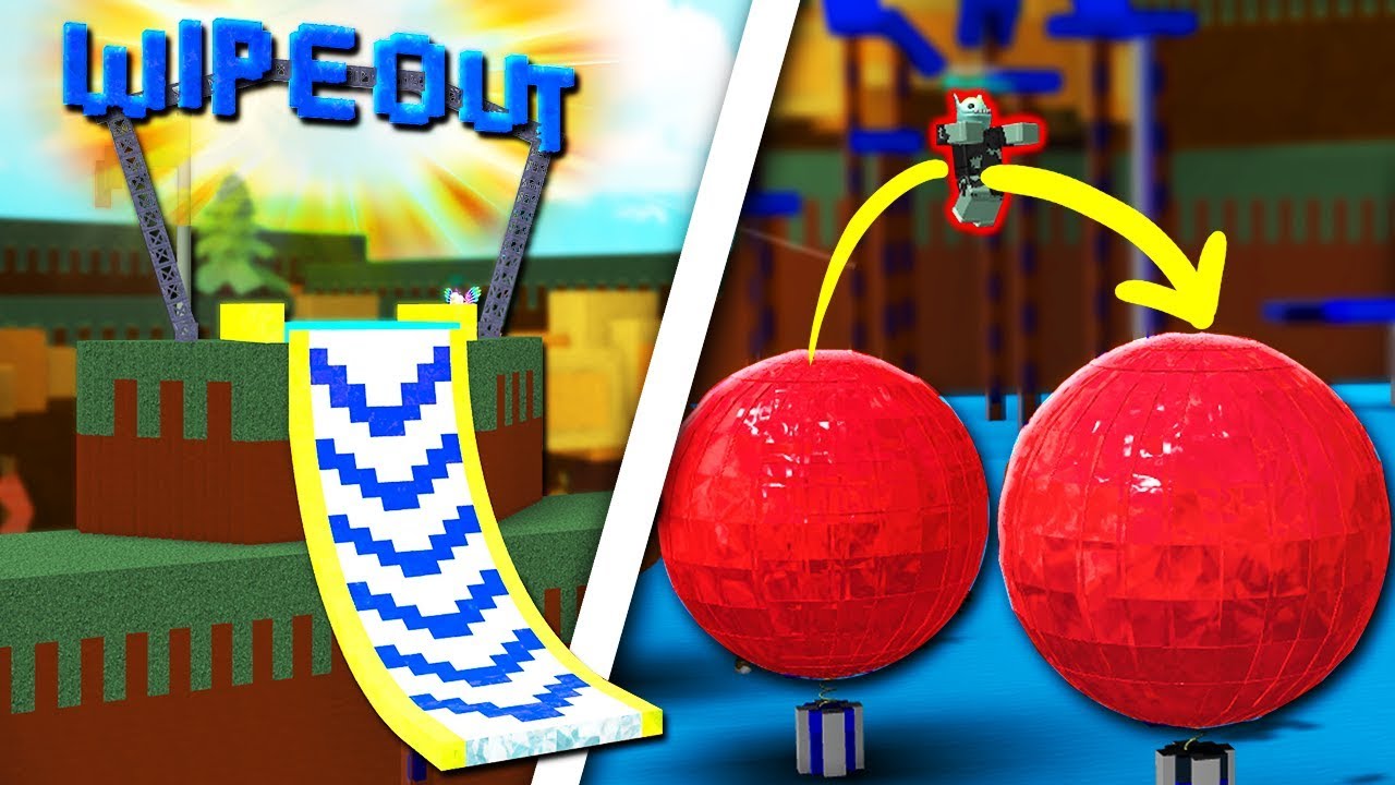 Build A Boat Working Wipeout Obby Youtube - so good roblox wipe out obby w daisy d youtube