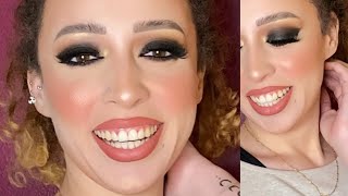 Black Smoky Eyes | Nourhan Hussein - لوك سموكي اسود للمبتدئين مع نورهان حسين