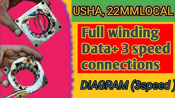 usha 16 slot table fan winding! Kvl technical