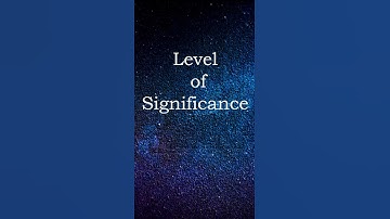 Understanding Level of Significance in Hypothesis Testing #shortvideo #shorts #short  #shortsvideo