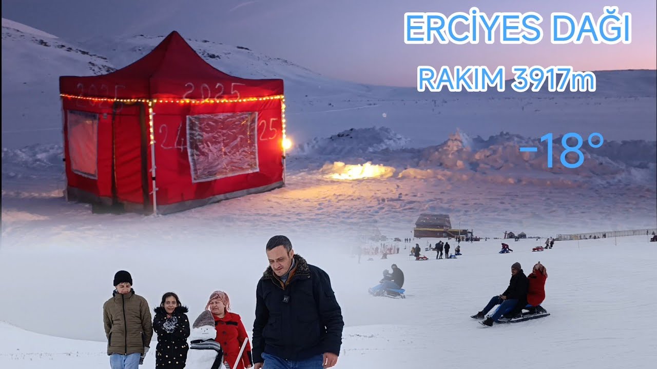MUHTEŞEM YILBAŞI KAMPI. #çadırkamp #camping #travel #kamp #karkampı #kardanadam