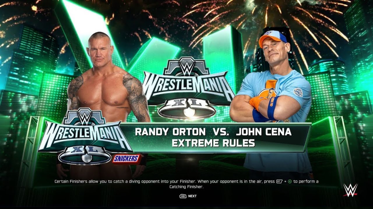 Джон Сина против Рэнди Ортона | WWE 2K25