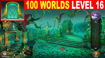 100 Worlds LEVEL 16 Walkthrough - Escape Room Game 100 Worlds Guide